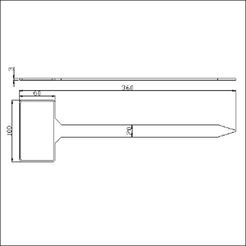 ISO-18000 6C Tree Breeding Tag
