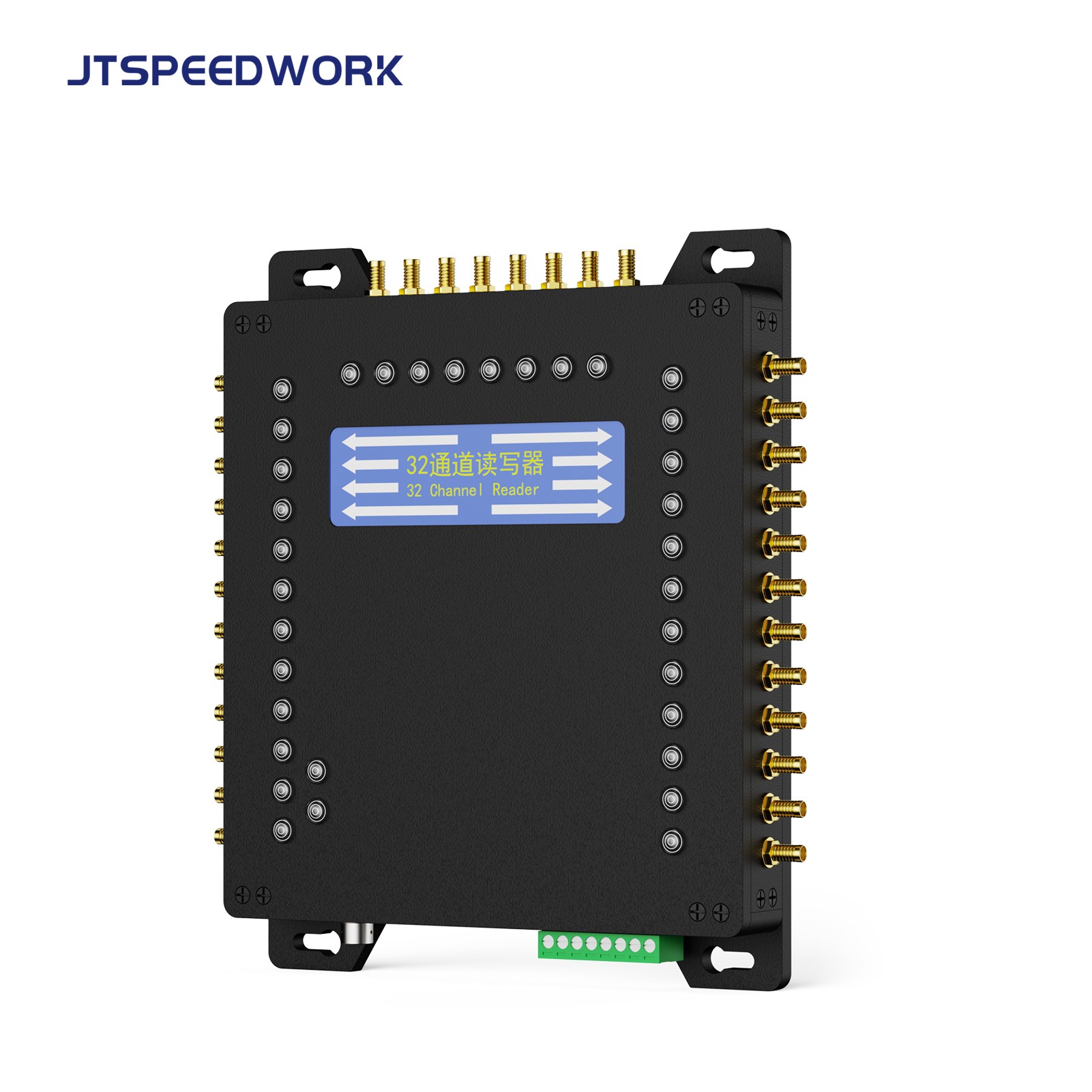 JT-932 32-Port UHF RFID Fixed Reader Impinj R2000 High Sensitivity ISO18000-6C