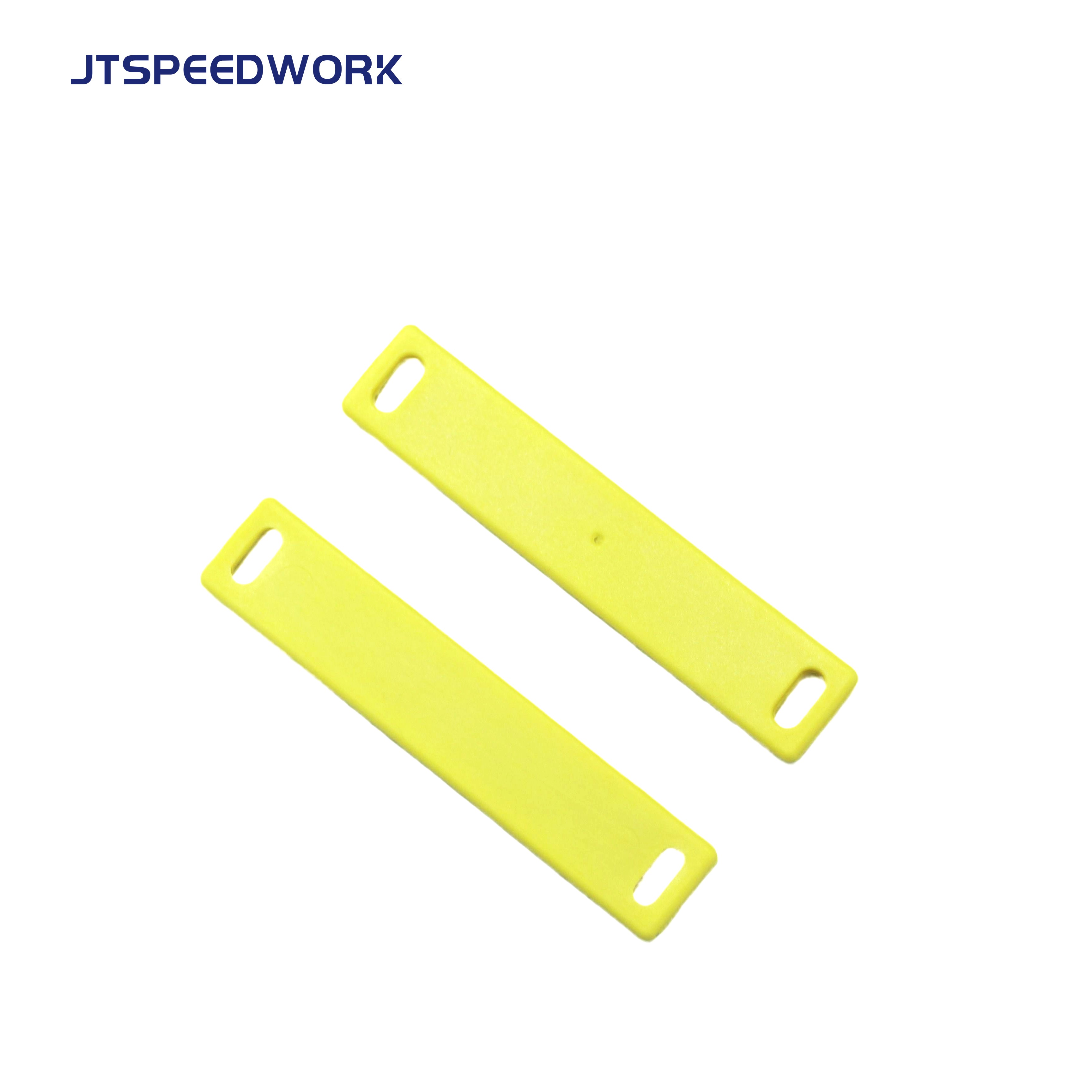 JT-K9018 90*18*4mm TPU UHF RFID Impinj Monza R6 Flexible Anti-metal Tag
