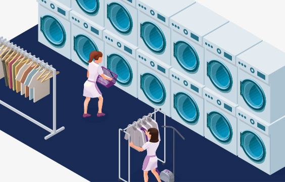 Technologia RIFD rewolucjonizuje branżę pralni hotelowych